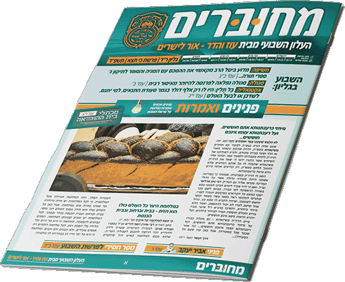 landing - הרשמה לעלון מחוברים - newspaper