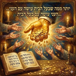עולם הפוך – הרב מברך את הנדבנים
