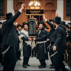 ריקוד בחג השבועות לכבוד התורה ולומדיה