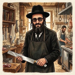 שוחט שיש לו משקפיים