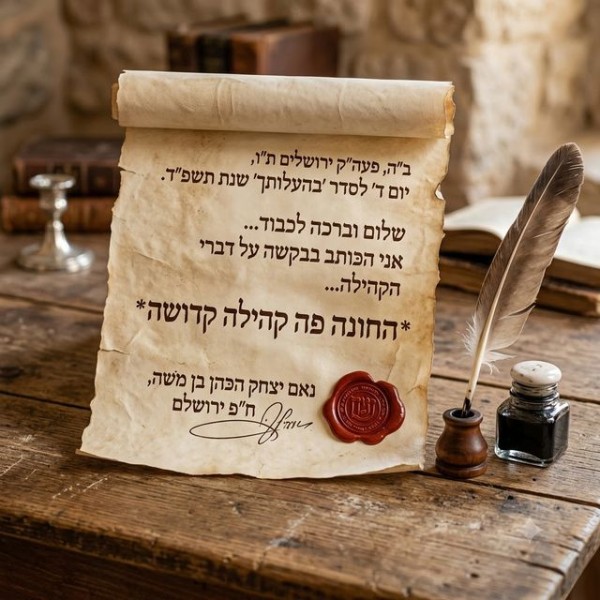  מדוע חותמים הרבנים "החונים פה"?