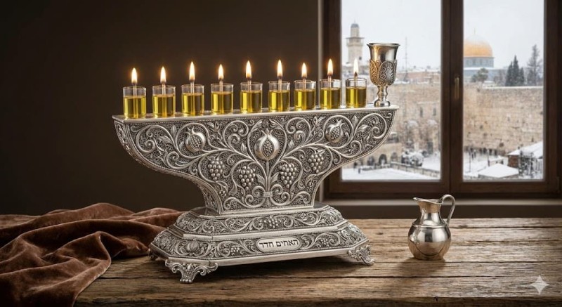  הדלקת נר חנוכה לכהן בשמן תרומה טמא