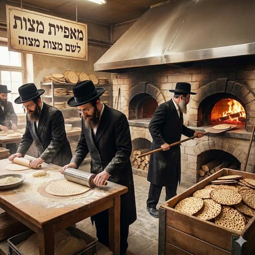  זמן אפיית מצות מצוה כשערב פסח חל בשבת