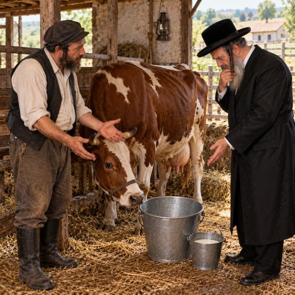  פרה הנותנת פחות חלב ממה שאמר המוכר שתתן