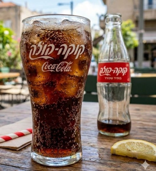  משקה קולה שנפל למקוה
