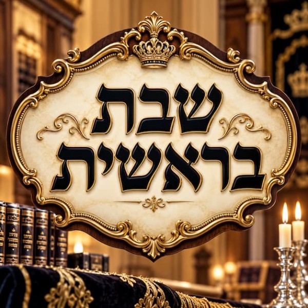  "שבת בראשית אלע אין איינעם [=כולנו כאחד]"